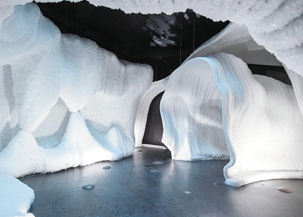 Фото ледяная пещера зарядье